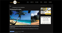 Desktop Screenshot of lankaviptours.com