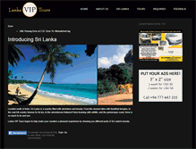 Tablet Screenshot of lankaviptours.com
